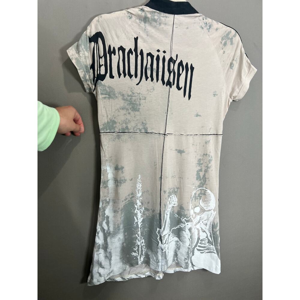 Salvage Womens Size M Y2K Mini Dress Goth Grunge Rocker Emo Dark Fairy Edgy - Picture 8 of 16